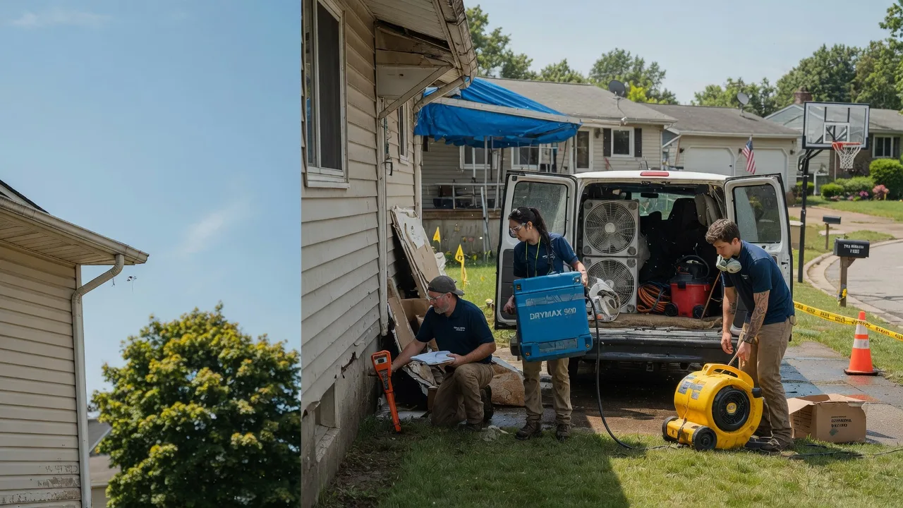 Ceiling Leak Cleanup in Botkins, OH near me